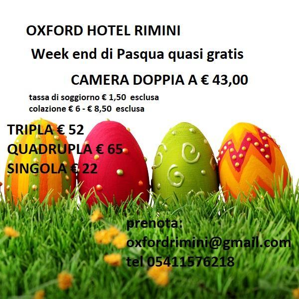 Oxford Hotell Rimini Eksteriør bilde